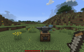 how to make an anvil in minecraft