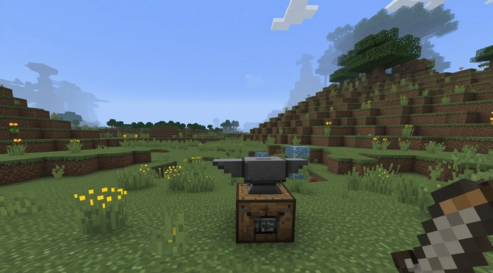how to make an anvil in minecraft