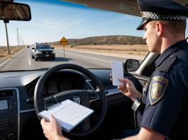 How to Get Out of a Speeding Ticket: Smart Strategies That Actually Work police officer writing speeding ticket highway traffic stop