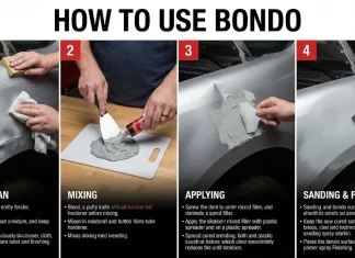 How to Use Bondo The Expert Formula for Smooth Durable Repairs How to Use Bondo