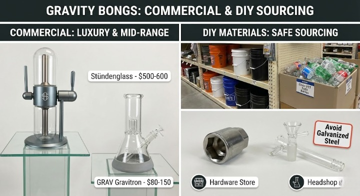 Buy Gravity Bongs/Materials