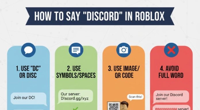 how to say discord in roblox