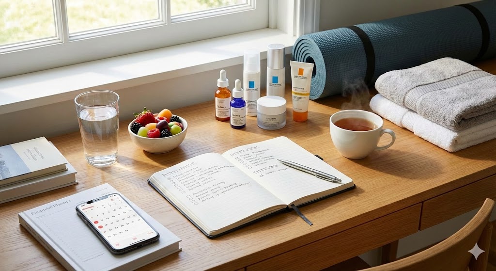 Morning Wellness and Planning Routine Setup