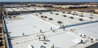 commercial flat roof