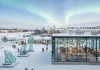 Oulu, Finland showcasing Arctic Food Lab and Northern Lights